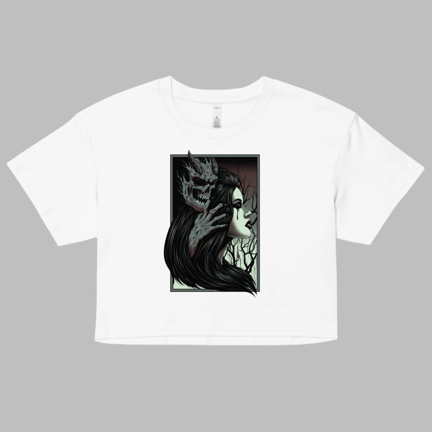 Demon In My Head Women’s crop top