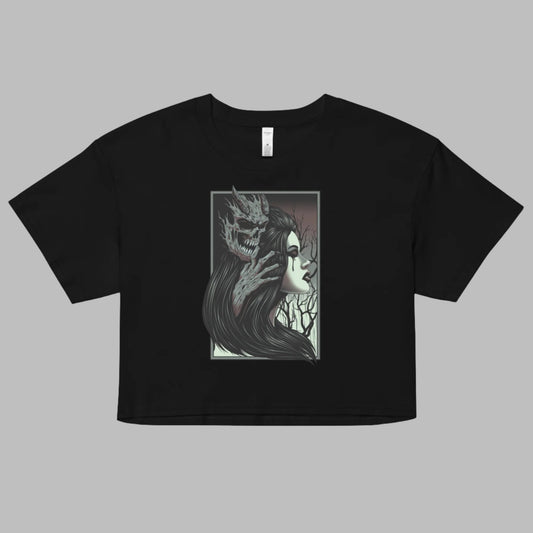 Demon In My Head Women’s crop top